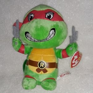 Ty beanie baby teenage Mutant ninja TURTLES